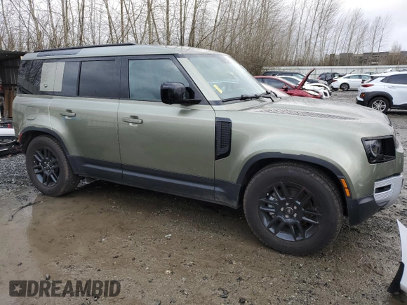 2024 Land Rover Defender S with VIN SALEJ7EX9R2343479, listed as a Copart auction lot 84972984 with 3,124 mi miles and Salvage title. Bid and sale history available at DreamBid. Image 4.