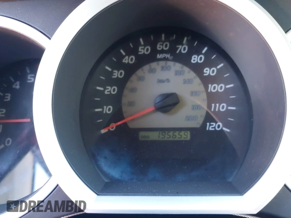 2008 Toyota Tacoma PreRunner with VIN 5TEJU62N78Z509695, listed as a IAAI auction lot 41163580 with 195,659 mi miles. Bid and sale history available at carsss.com. Image 7.