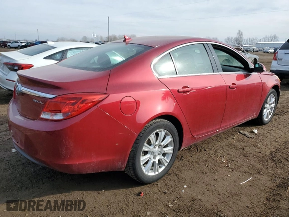 2013 Buick Regal with VIN 2G4GR5ERXD9215501, listed as a Copart auction lot 42006994 with 48,385 mi miles and Salvage Title. Bid and sale history available at carsss.com. Image 3.