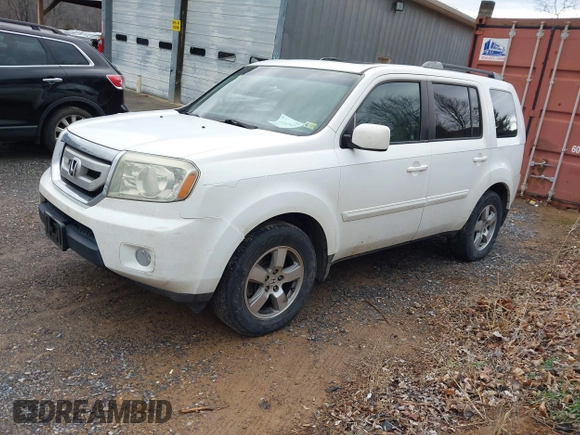 2011 Honda Pilot EX-L with VIN 5FNYF4H57BB009999, listed as a IAAI auction lot 41402317 with 161,805 mi miles. Bid and sale history available at carsss.com. Image 2.