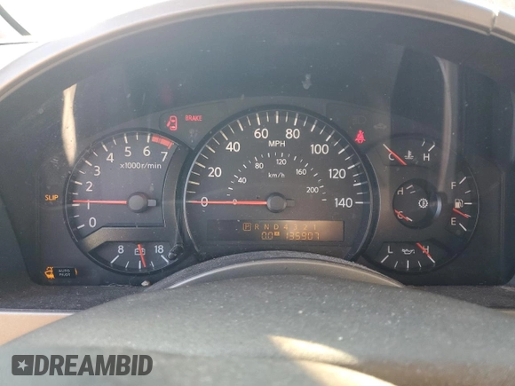 2006 Nissan Titan SE with VIN 1N6BA06A56N537591, listed as a Copart auction lot 42936655 with 135,907 mi miles and Salvage Title. Bid and sale history available at DreamBid. Image 9.