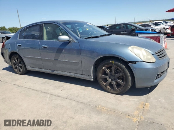 2006 Infiniti G35 with VIN JNKCV51E86M512157, listed as a Copart auction lot 70237094 with 162,704 mi miles and Salvage Title. Bid and sale history available at DreamBid. Image 4.