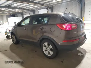 2013 Kia Sportage LX with VIN KNDPB3A27D7442622, listed as a Copart auction lot 63309075 with 134,266 mi miles and Salvage title. Bid and sale history available at DreamBid. Image 2.