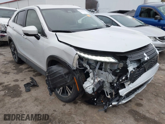 2024 Mitsubishi Eclipse Cross SE with VIN JA4ATWAA7RZ024613, listed as a IAAI auction lot 41455691 with 9,798 mi miles and . Bid and sale history available at DreamBid. Image 1.