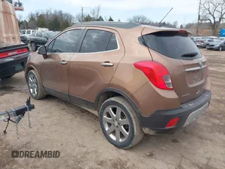 2016 Buick Encore Leather with VIN KL4CJCSB6GB553593, listed as a IAAI auction lot 41582660 with 95,713 mi miles and . Bid and sale history available at carsss.com. Image 3.