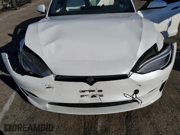 2022 Tesla Model S with VIN 5YJSA1E59NF469984, listed as a Copart auction lot 38543354 with Not provided miles and . Bid and sale history available at DreamBid. Image 12.