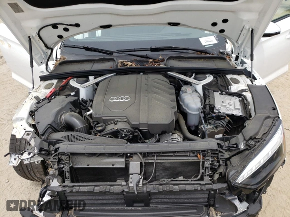 2021 Audi A5 Sportback S line Premium Plus with VIN WAUFACF5XMA002105, listed as a Copart auction lot 48033972 with 12,744 mi miles. Bid and sale history available at carsss.com. Image 7.