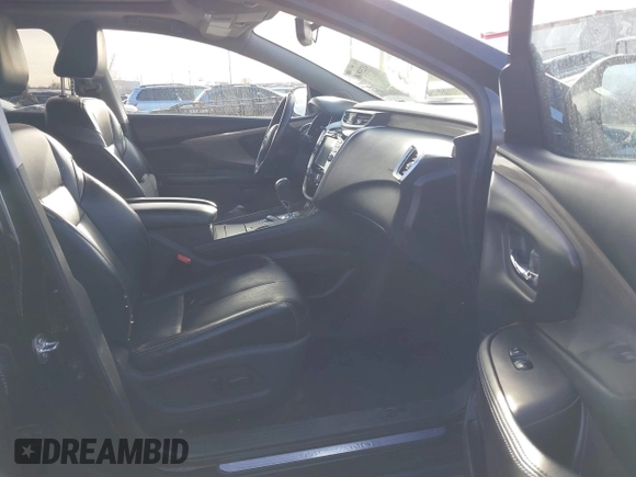 2017 Nissan Murano SL with VIN 5N1AZ2MH5HN144630, listed as a IAAI auction lot 41239088 with 87,305 mi miles and . Bid and sale history available at DreamBid. Image 5.