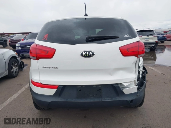 2015 Kia Sportage LX with VIN KNDPB3AC4F7741528, listed as a IAAI auction lot 41803355 with 60,139 mi miles and . Bid and sale history available at carsss.com. Image 16.