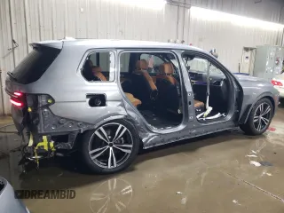 2024 BMW X7 xDrive40i with VIN 5UX23EM08R9U17736, listed as a Copart auction lot 46253975 with 29,668 mi miles and Salvage Title. Bid and sale history available at carsss.com. Image 3.