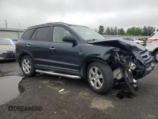 2009 Hyundai Santa Fe SE with VIN 5NMSH13E59H292644, listed as a Copart auction lot 60900555 with 205,048 mi miles and Salvage title. Bid and sale history available at DreamBid. Image 4.