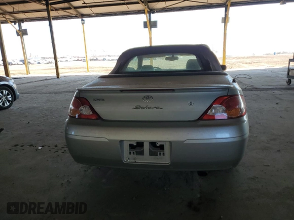 2002 Toyota Solara SE with VIN 2T1FF28PX2C580985, listed as a Copart auction lot 83092354 with 264,668 mi miles and Salvage Title. Bid and sale history available at DreamBid. Image 6.