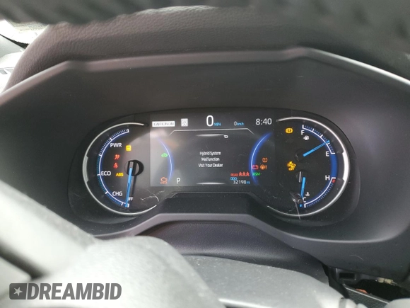 2023 Toyota RAV4 Hybrid SE with VIN JTM16RFV7PD100111, listed as a Copart auction lot 56682135 with 32,198 mi miles and Salvage title. Bid and sale history available at DreamBid. Image 9.