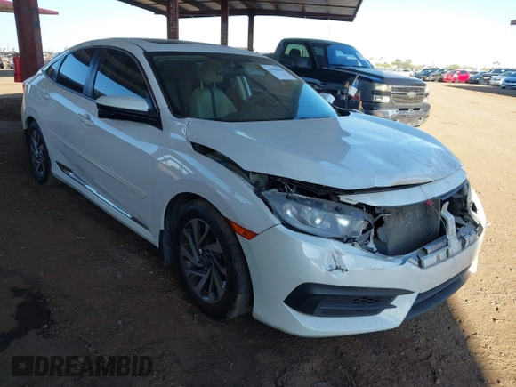 2016 Honda Civic Sedan EX with VIN 19XFC2F71GE001550, listed as a IAAI auction lot 41980420 with 118,795 mi miles. Bid and sale history available at carsss.com. Image 1.