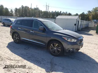 2013 Infiniti JX35 with VIN 5N1AL0MM1DC303488, listed as a Copart auction lot 78674144 with 173,200 mi miles and Salvage Title. Bid and sale history available at carsss.com. Image 4.