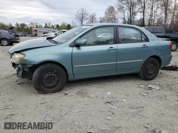 2006 Toyota Corolla CE with VIN 1NXBR32E26Z585721, listed as a Copart auction lot 52023485 with 102,856 mi miles and Salvage Title. Bid and sale history available at DreamBid. Image 1.