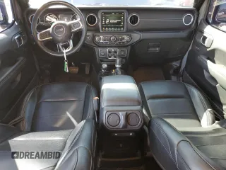 2023 Jeep Wrangler Sahara with VIN 1C4JJXP61PW505122, listed as a Copart auction lot 46719615 with 28,691 mi miles and Salvage Title. Bid and sale history available at DreamBid. Image 8.