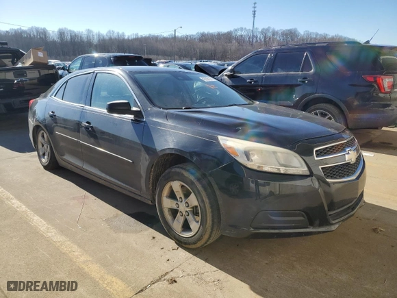 2013 Chevrolet Malibu LS with VIN 1G11B5SA0DF322103, listed as a Copart auction lot 42296114 with 130,531 mi miles and Salvage Title. Bid and sale history available at carsss.com. Image 4.
