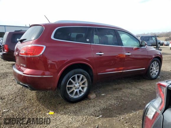 2015 Buick Enclave Leather with VIN 5GAKVBKD0FJ306335, listed as a Copart auction lot 50154635 with 138,239 mi miles and Salvage Title. Bid and sale history available at carsss.com. Image 3.