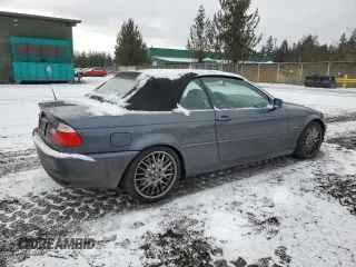 2003 BMW 3 Series 330Ci with VIN WBABS53433EV90570, listed as a Copart auction lot 43484075 with 147,082 mi miles and Salvage Title. Bid and sale history available at carsss.com. Image 3.