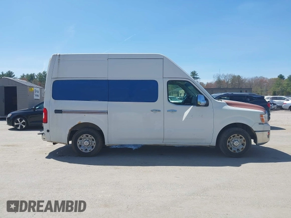2012 Nissan NV S with VIN 1N6AF0LX6CN101706, listed as a IAAI auction lot 42170199 with 202,482 mi miles. Bid and sale history available at carsss.com. Image 13.