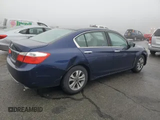 2014 Honda Accord LX with VIN 1HGCR2F37EA299067, listed as a Copart auction lot 50544825 with 190,972 mi miles and Salvage Title. Bid and sale history available at carsss.com. Image 3.