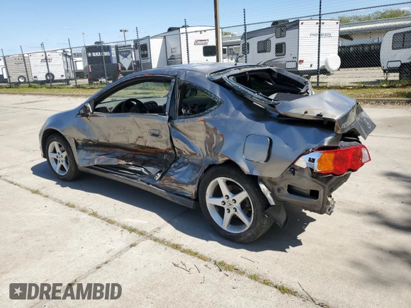 2002 Acura RSX Auto with VIN JH4DC54872C039223, listed as a Copart auction lot 50340305 with Not Provided miles and Salvage Title. Bid and sale history available at carsss.com. Image 2.