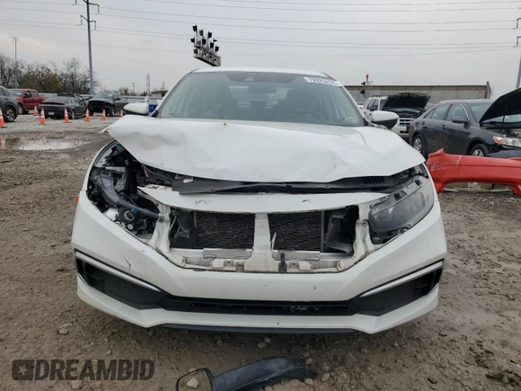 2019 Honda Civic LX with VIN 2HGFC2F67KH545606, listed as a Copart auction lot 79925204 with 96,017 mi miles and Salvage Title. Bid and sale history available at DreamBid. Image 5.