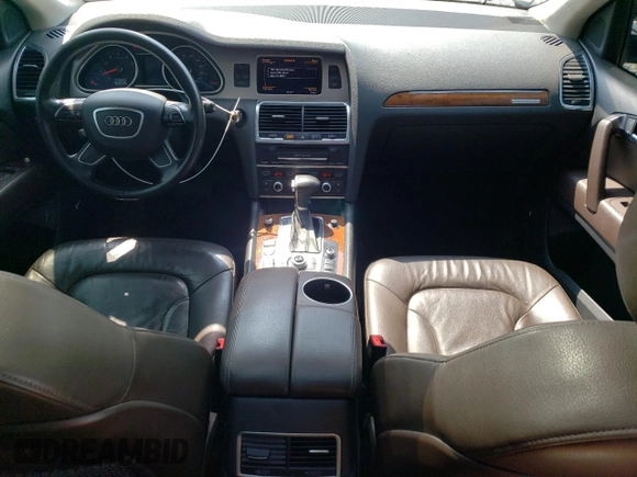 2015 Audi Q7 Premium Plus with VIN WA1LGAFE4FD003092, listed as a Copart auction lot 60500195 with 122,506 mi miles and Clean title. Bid and sale history available at DreamBid. Image 8.