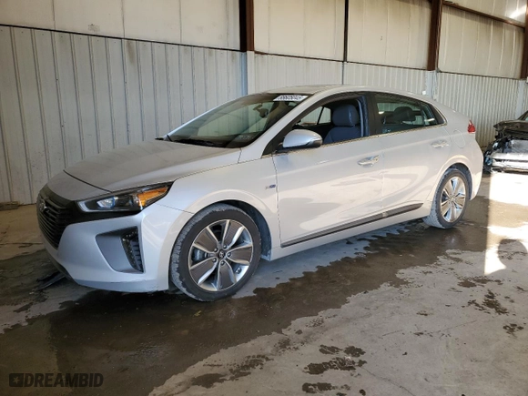2017 Hyundai Ioniq Hybrid Limited with VIN KMHC85LC6HU040866, listed as a Copart auction lot 88605045 with 103,852 mi miles and Salvage Title. Bid and sale history available at carsss.com. Image 1.