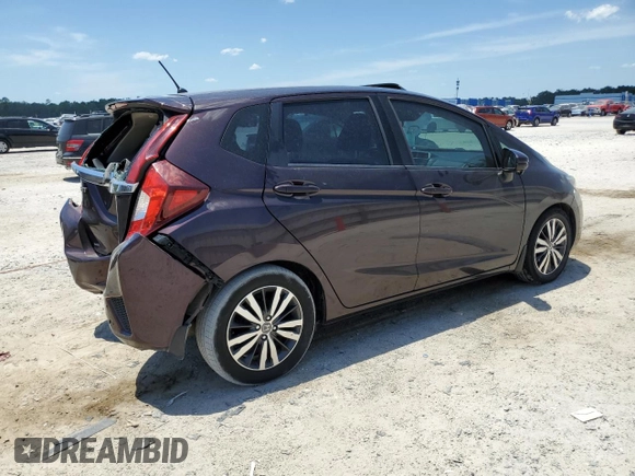 2015 Honda Fit EX z VIN 3HGGK5G82FM745065, wystawiony jako Copart lot #58358525 z przebiegiem 104 769 mil mil oraz Szkoda całkowita • Salvage title. Historia ofert i sprzedaży dostępna na DreamBid. Obrazek 3.