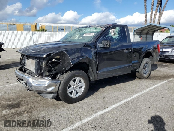 2022 Ford F-150 XL with VIN 1FTMF1E53NKD41365, listed as a Copart auction lot 49079805 with 26,412 mi miles and Salvage Title. Bid and sale history available at DreamBid. Image 1.