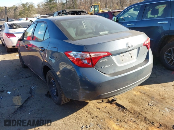 2019 Toyota Corolla L with VIN 2T1BURHE4KC209414, listed as a IAAI auction lot 41669591 with 98,072 mi miles and . Bid and sale history available at carsss.com. Image 3.