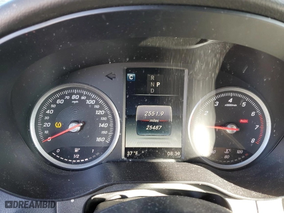 2016 Mercedes-Benz GLC with VIN WDC0G4KB9GF059759, listed as a Copart auction lot 46362415 with 25,487 mi miles and Salvage Title. Bid and sale history available at carsss.com. Image 9.