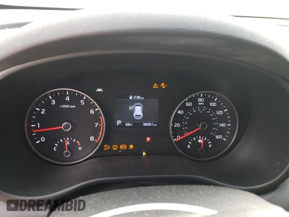 2020 Kia Sportage EX with VIN KNDPN3AC2L7811451, listed as a Copart auction lot 44063095 with 96,841 mi miles and Salvage title. Bid and sale history available at DreamBid. Image 9.