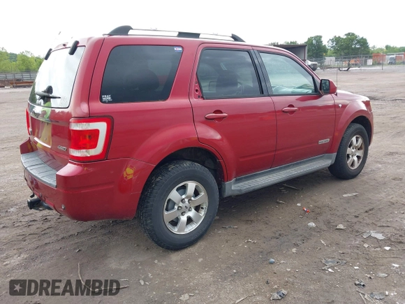 2008 Ford Escape Limited с VIN 1FMCU94178KA46610, выставлен на аукционе IAAI как лот 42220269 с пробегом 107 669 миль миль и . История ставок и продаж доступна на DreamBid. Изображение 4.
