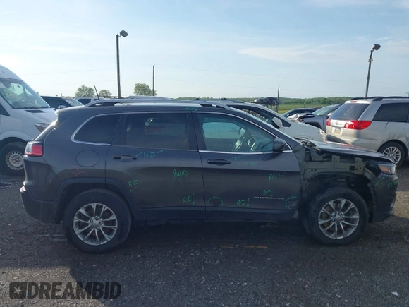 2019 Jeep Cherokee Latitude Plus with VIN 1C4PJMLB8KD208039, listed as a IAAI auction lot 42166196 with 126,327 mi miles and . Bid and sale history available at carsss.com. Image 13.