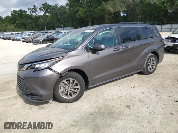 2023 Toyota Sienna LE z VIN 5TDKRKEC9PS178719, wystawiony jako Copart lot #54421745 z przebiegiem 33 530 mil mil oraz Szkoda całkowita • Salvage title. Historia ofert i sprzedaży dostępna na DreamBid. Obrazek 1.