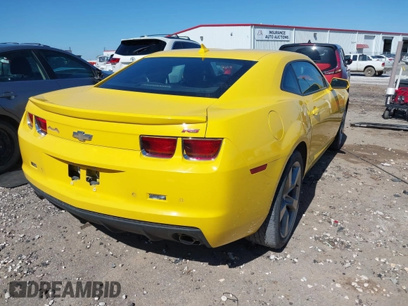 2012 Chevrolet Camaro 2LT with VIN 2G1FC1E30C9209350, listed as a IAAI auction lot 42031034 with 118,368 mi miles and . Bid and sale history available at DreamBid. Image 4.