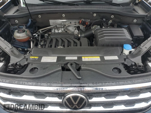 2021 Volkswagen Atlas SEL with VIN 1V2SE2CA1MC205081, listed as a Copart auction lot 48552105 with 81,044 mi miles and Salvage title. Bid and sale history available at DreamBid. Image 12.
