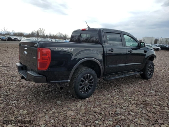 2019 Ford Ranger XL with VIN 1FTER4FH3KLA61019, listed as a Copart auction lot 53986625 with 51,639 mi miles and Salvage Title. Bid and sale history available at carsss.com. Image 3.