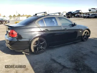 2006 BMW 3 Series 325i with VIN WBAVB13506PT13902, listed as a Copart auction lot 52562805 with 129,745 mi miles and Salvage Title. Bid and sale history available at carsss.com. Image 3.