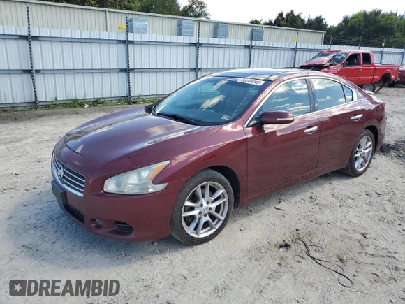 2009 Nissan Maxima SV with VIN 1N4AA51E69C820089, listed as a Copart auction lot 66046043 with 243,382 mi miles and Non Repairable. Bid and sale history available at DreamBid. Image 1.