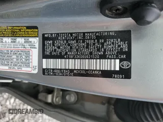 2006 Toyota Camry LE z VIN 4T1BF32K06U621520, wystawiony jako Copart lot #54069555 z przebiegiem 195 499 mil mil oraz Szkoda całkowita • Salvage title. Historia ofert i sprzedaży dostępna na DreamBid. Obrazek 12.