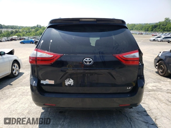 2017 Toyota Sienna LE Auto Access Seat with VIN 5TDKZ3DC4HS868306, listed as a Copart auction lot 59283795 with 310,767 mi miles and Salvage title. Bid and sale history available at DreamBid. Image 6.