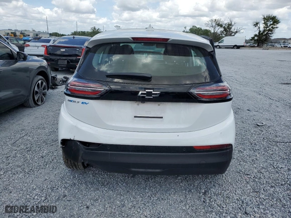 2023 Chevrolet Bolt EV 1LT with VIN 1G1FW6S06P4132944, listed as a Copart auction lot 51714275 with 21,874 mi miles and Clean Title. Bid and sale history available at carsss.com. Image 6.