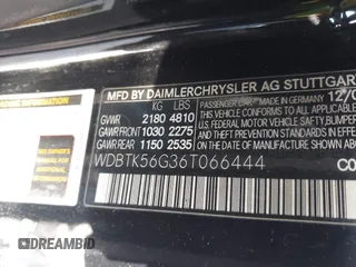 2006 Mercedes-Benz CLK 350 z VIN WDBTK56G36T066444, wystawiony jako IAAI lot #42313122 z przebiegiem 169 867 mil mil oraz . Historia ofert i sprzedaży dostępna na DreamBid. Obrazek 9.