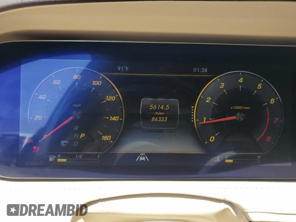 2020 Mercedes-Benz S-Class S 450 with VIN WDDUG6GB0LA502910, listed as a Copart auction lot 66908504 with 86,333 mi miles and Salvage Title. Bid and sale history available at carsss.com. Image 9.