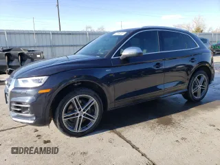 2018 Audi SQ5 with VIN WA1C4BFY9J2231103, listed as a Copart auction lot 42599285 with 94,182 mi miles and Salvage Title. Bid and sale history available at DreamBid. Image 1.