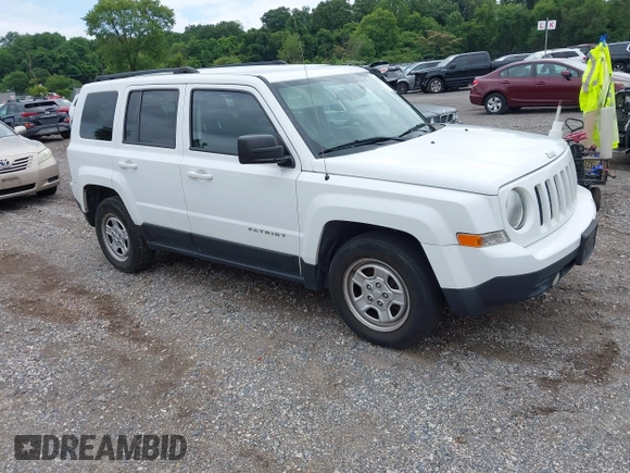 2015 Jeep Patriot Sport with VIN 1C4NJRBB9FD248139, listed as a IAAI auction lot 42728029 with 157,224 mi miles and . Bid and sale history available at DreamBid. Image 1.